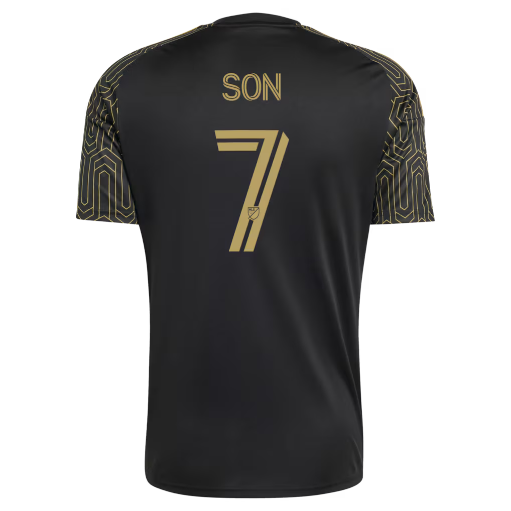 Men's LAFC Son Heung-Min Black 2026 Primary Kit Replica Jersey