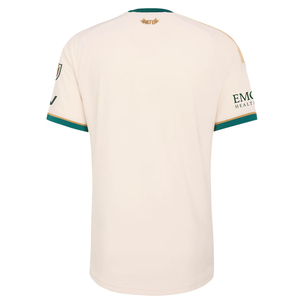 Men's Atlanta United FC Tan 2026 Spirit Of '96 On-Field Authentic Patch Custom Jersey (Copy)