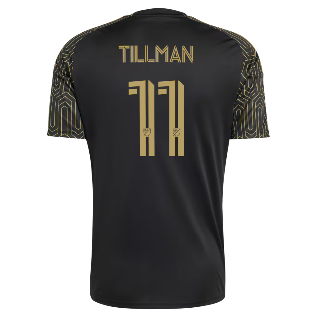 Men's LAFC Timothy Tillman Black 2026 Primary Kit Replica Jersey