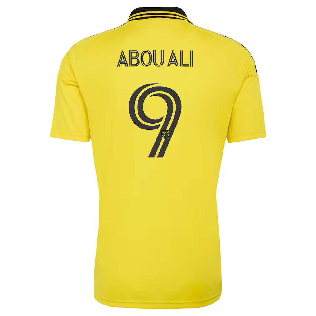 Men's Columbus Crew Wessam Abou Ali Yellow 2026 The Crafted for Excellence Kit Replica Jersey
