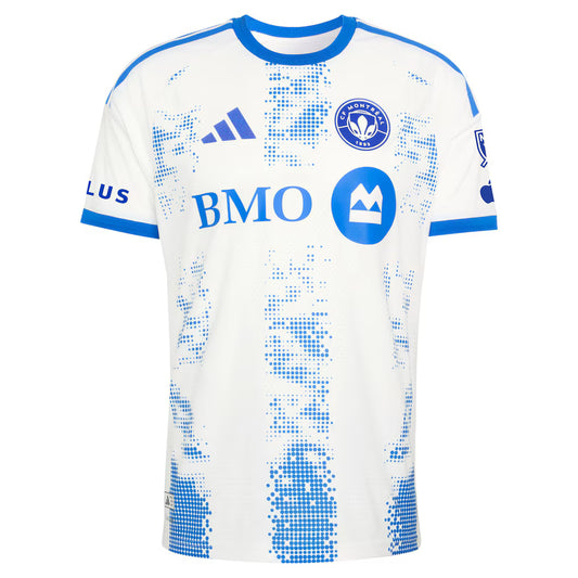 Men's CF Montreal Vera White 2026 The Procure Jersey On-Field Authentic Patch Jersey