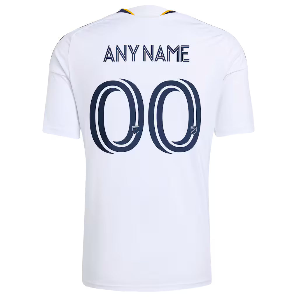 Men's LA Galaxy White 2026 The VeloCITY Kit Replica Custom Jersey