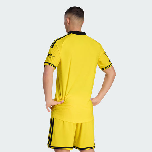 Men's Columbus Crew Yellow 2026 The Crafted for Excellence Kit On-Field Authentic Patch Jersey