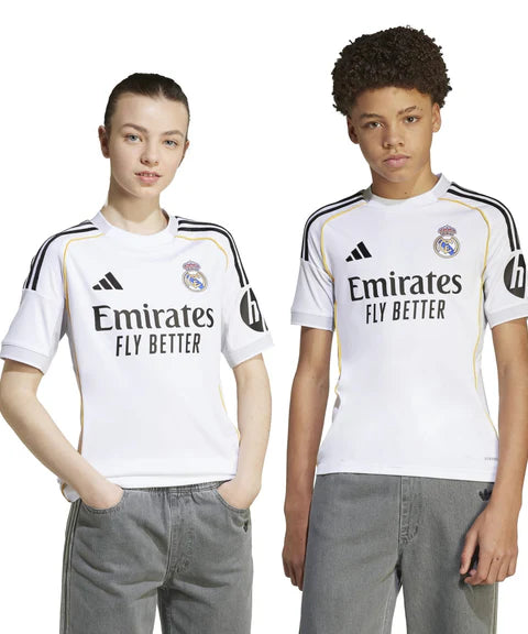 Real Madrid 2025/26 Kids Home Soccer Jersey Set