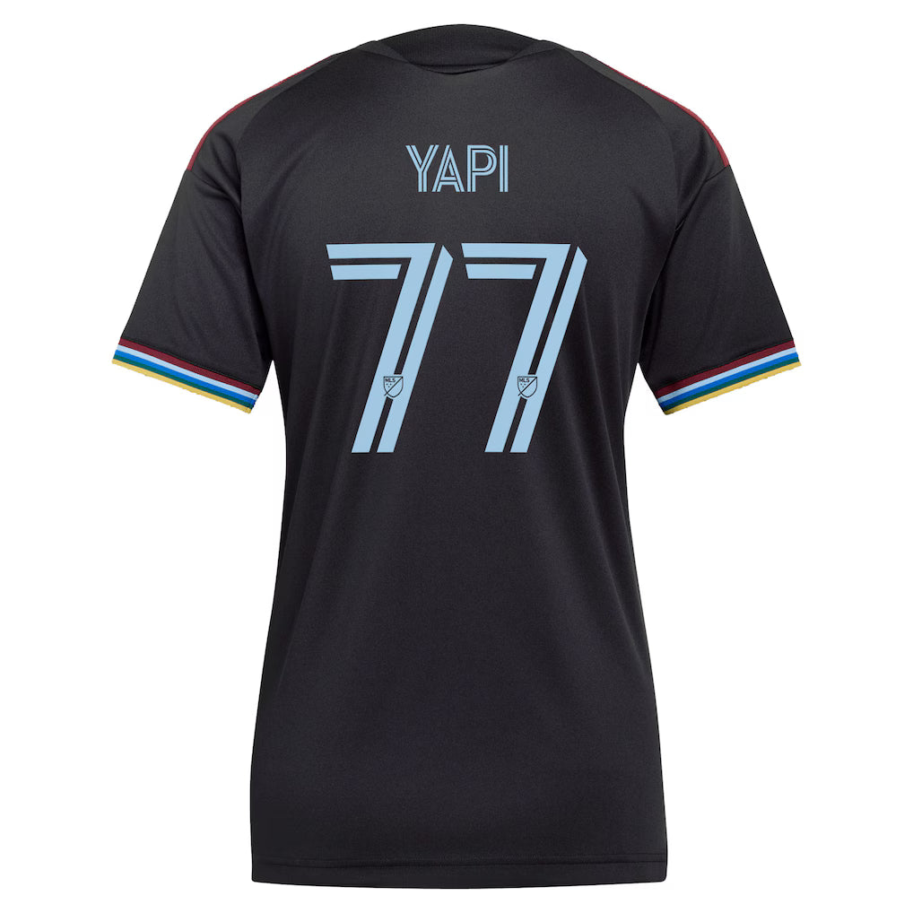 Women's Colorado Rapids Darren Yapi Black 2026 Colorful Colorado Replica Jersey