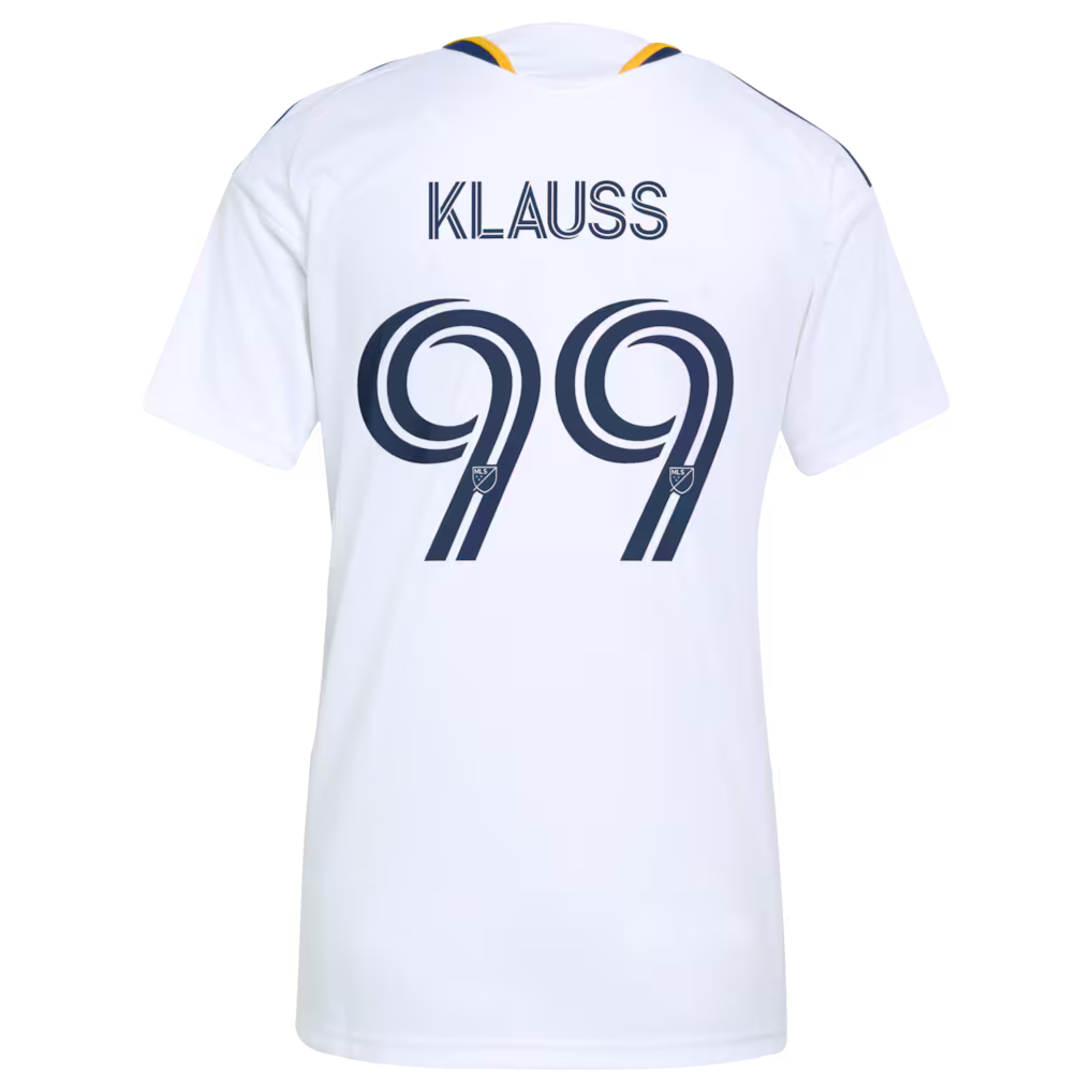 Women's LA Galaxy João Klauss White 2026 The VeloCITY Kit Replica Jersey