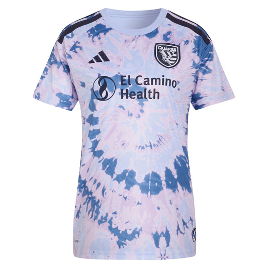 Women's San Jose Earthquakes Light Blue 2026 The Dead Kit Replica Custom Jersey