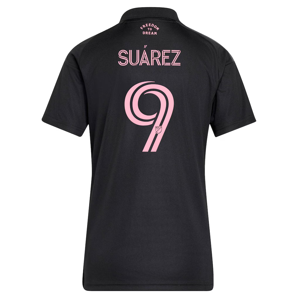 Women's Inter Miami CF Luis Suárez Black 2026 Presagio Replica Jersey (Copy)