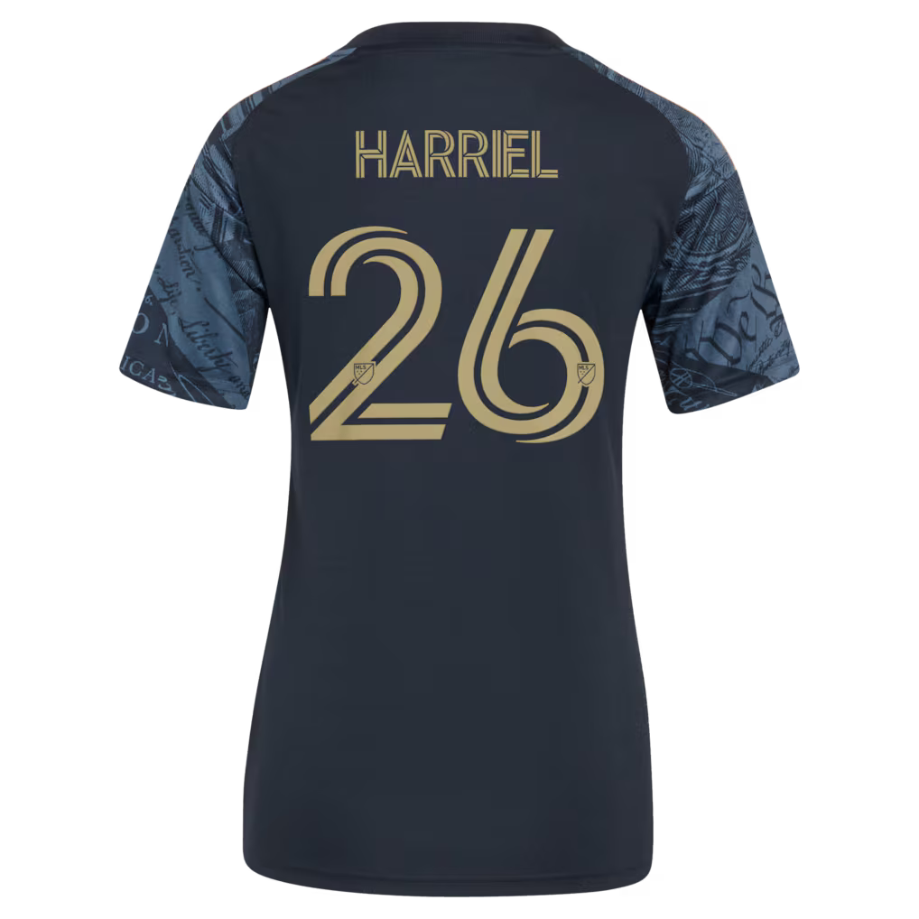 Women's Philadelphia Union Nathan Harriel Navy 2026 1776 Kit Replica Jersey