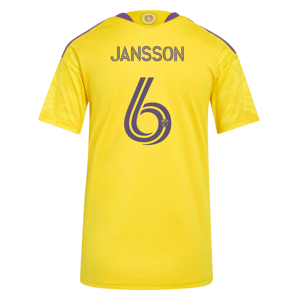 Women's Orlando City SC Robin Jansson Gold 2026 Sunken Treasure Kit Replica Jersey