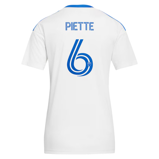 Women's CF Montreal Samuel Piette White 2026 The Procure Jersey Replica Jersey
