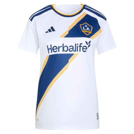 Women's LA Galaxy adidas White 2026 The VeloCITY Kit Replica Custom Jersey