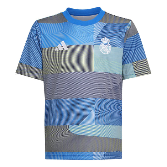 Real Madrid Kids Pre Match Training Jersey 25/26