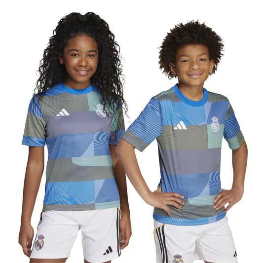 Real Madrid Kids Pre Match Training Jersey 25/26