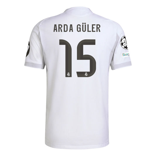 Arda Güler Real Madrid 25/26 Authentic/Player Home Jersey