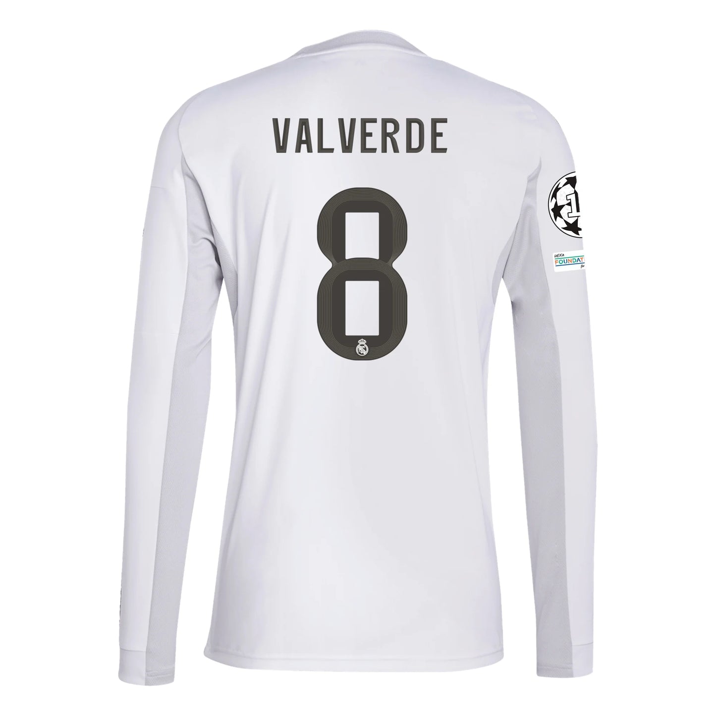 Real Madrid 25/26 Authentic/Player Long Sleeve Home Jersey