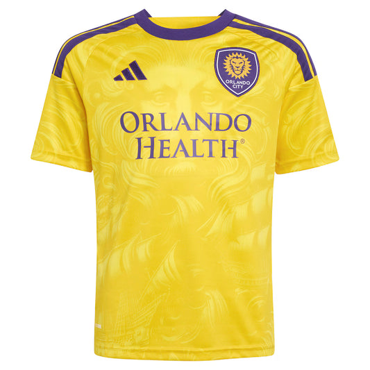Kids Orlando City SC Agustín Ojeda Yellow 2026 Sunken Treasure Kit Replica Jersey