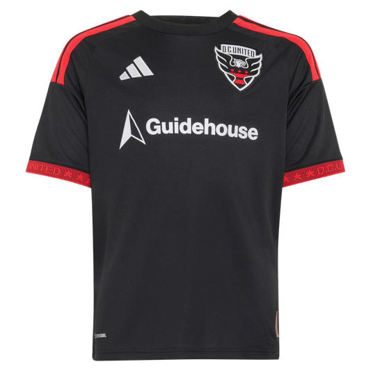 Kids D.C. United Black 2026 Black-and-Red Kit Replica Custom Jersey
