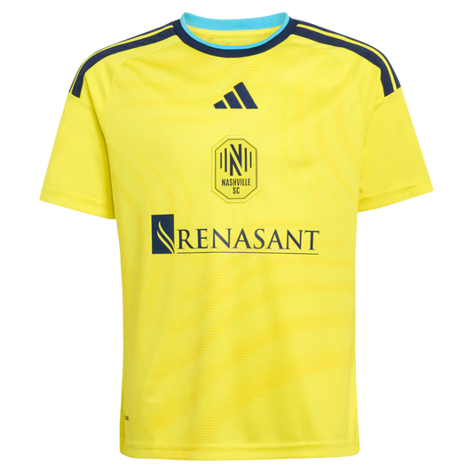 Kids Nashville SC Cristian Espinoza Yellow 2026 The Reverb Kit Replica Jersey