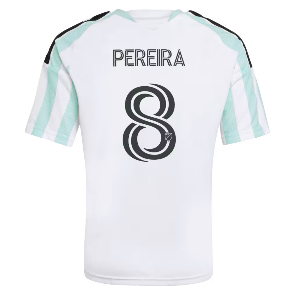 Kids Austin FC Daniel Pereira White 2026 The Rooted Kit Replica Jersey