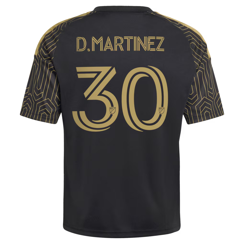 Kids LAFC David Martínez Black 2026 Primary Kit Replica Jersey