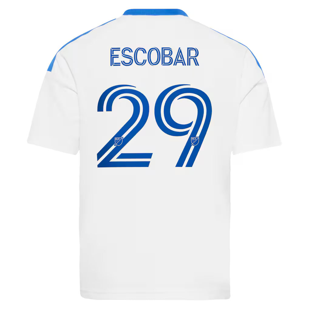 Kids CF Montreal Franco Escobar White 2026 The Procure Jersey Replica Jersey
