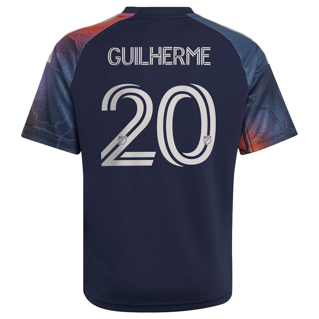 Kids Houston Dynamo FC Guilherme Augusto Vieira dos Santos Blue 2026 Mission Control Replica Jersey