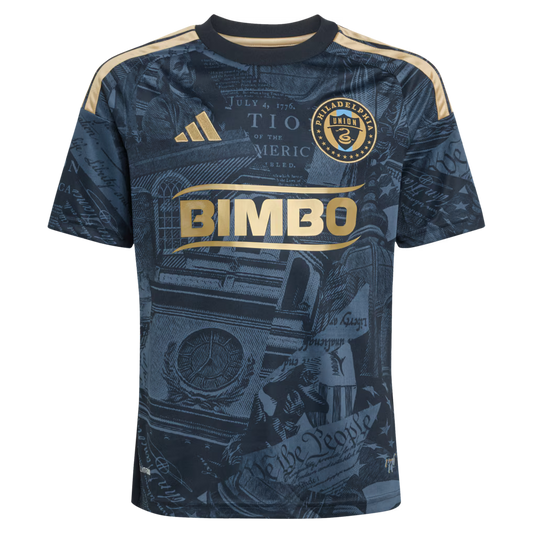 Kids Philadelphia Union Milan Iloski Navy 2026 1776 Kit Replica Jersey