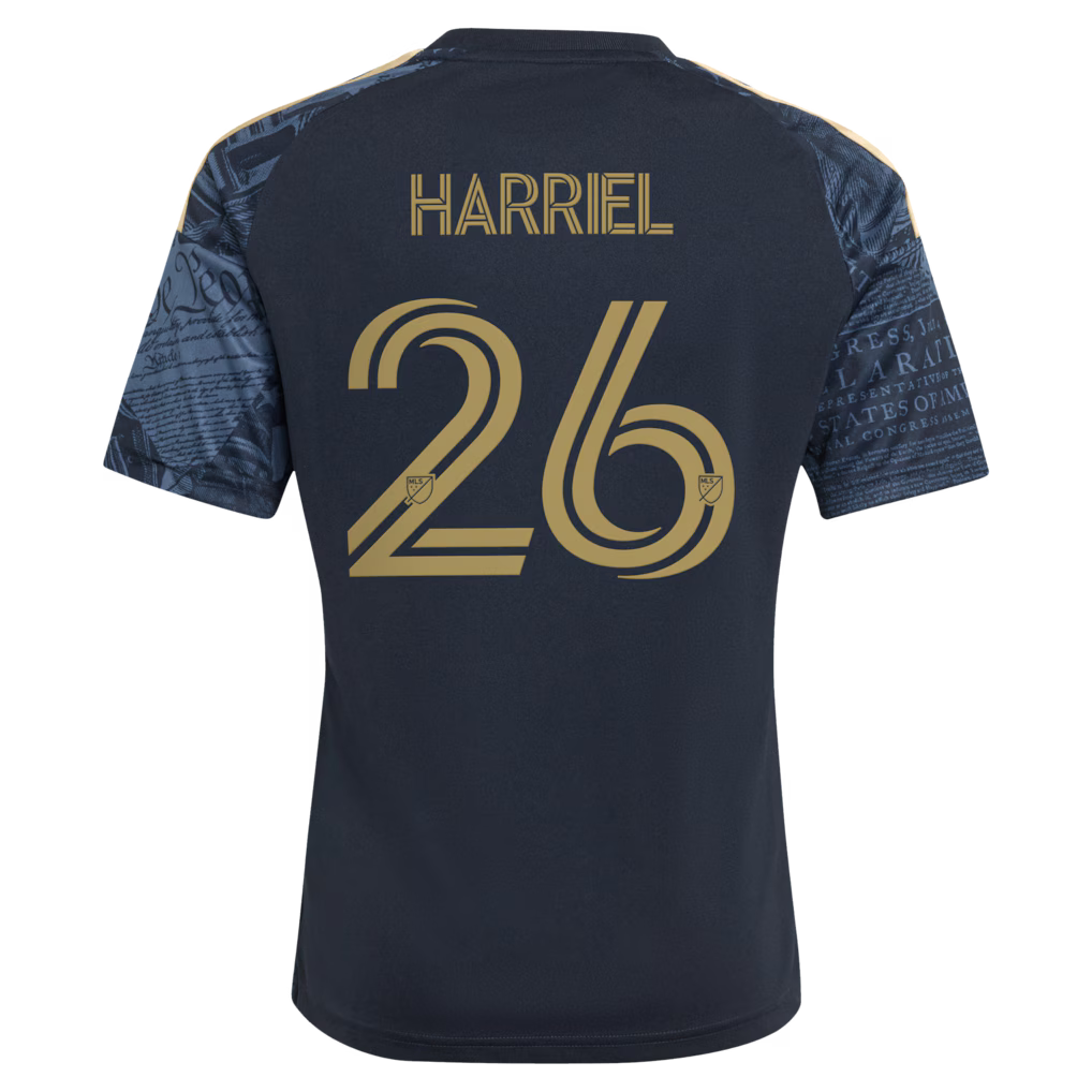 Youth Philadelphia Union Jovan Lukić Navy 2026 1776 Kit Replica Jersey