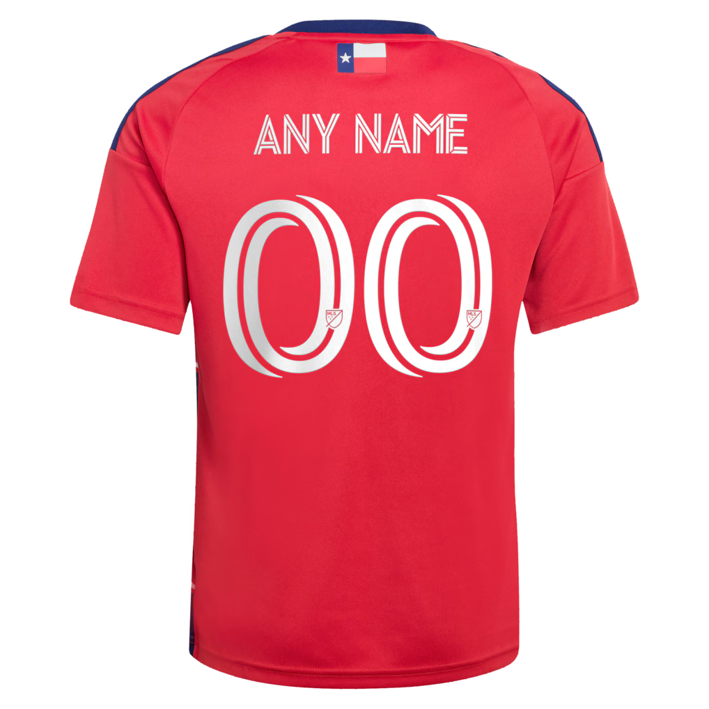 Kids FC Dallas Red 2026 DNA Kit Replica Custom Jersey