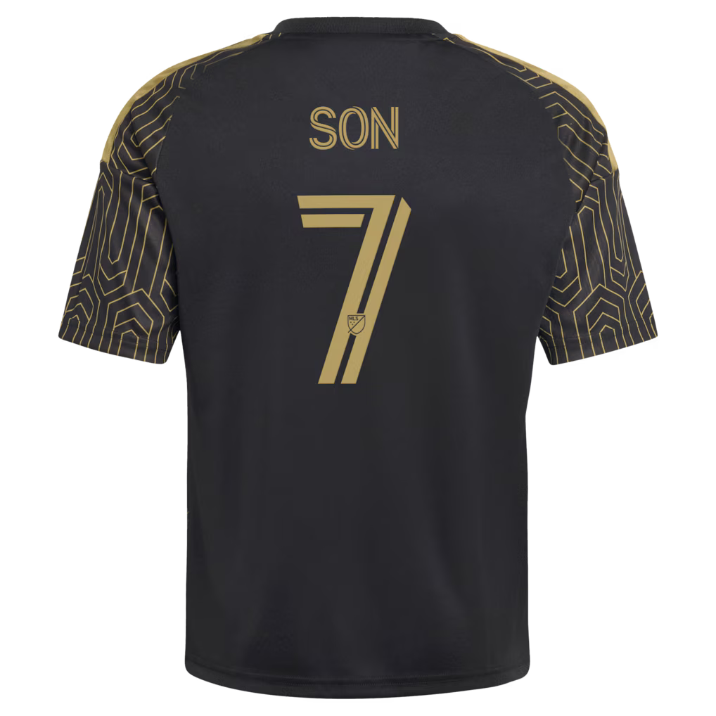 Kids LAFC Son Heung-Min Black 2026 Primary Kit Replica Jersey