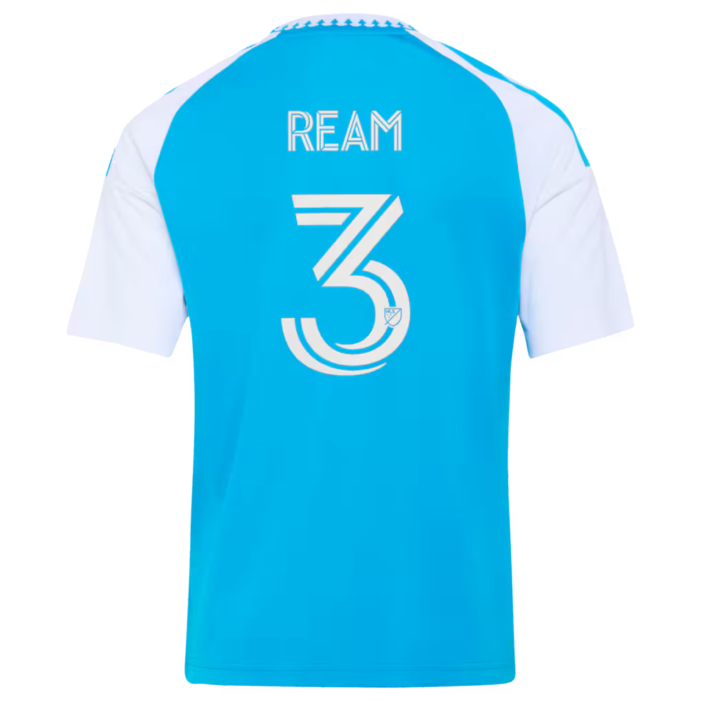 Kids Charlotte FC Tim Ream Blue 2026 Carolina Kit: Crowns Up Replica Jersey