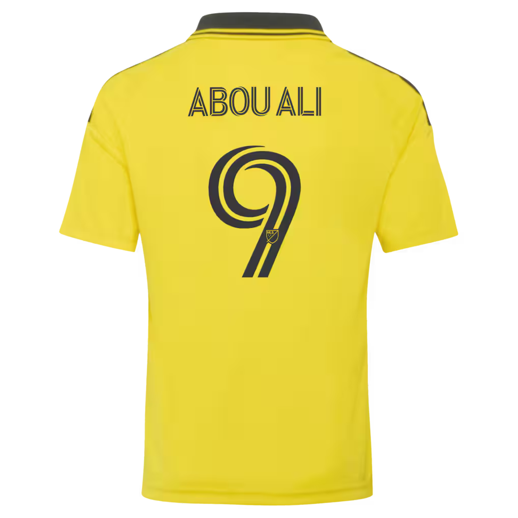 Kids Columbus Crew Wessam Abou Ali Yellow 2026 The Crafted for Excellence Kit Replica Jersey