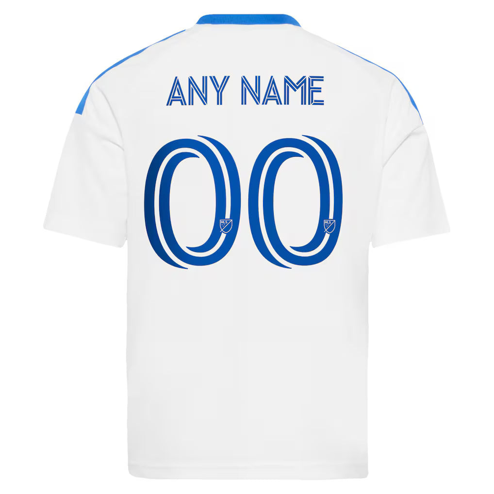 Kids CF Montreal White 2026 The Procure Jersey Replica Custom Jersey