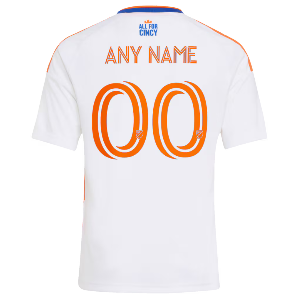 Kids FC Cincinnati White 2026 The Seven Hills Kit Replica Custom Jersey