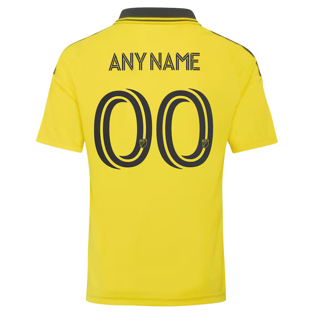 Youth Columbus Crew Yellow 2026 The Crafted for Excellence Kit Replica Custom Jersey
