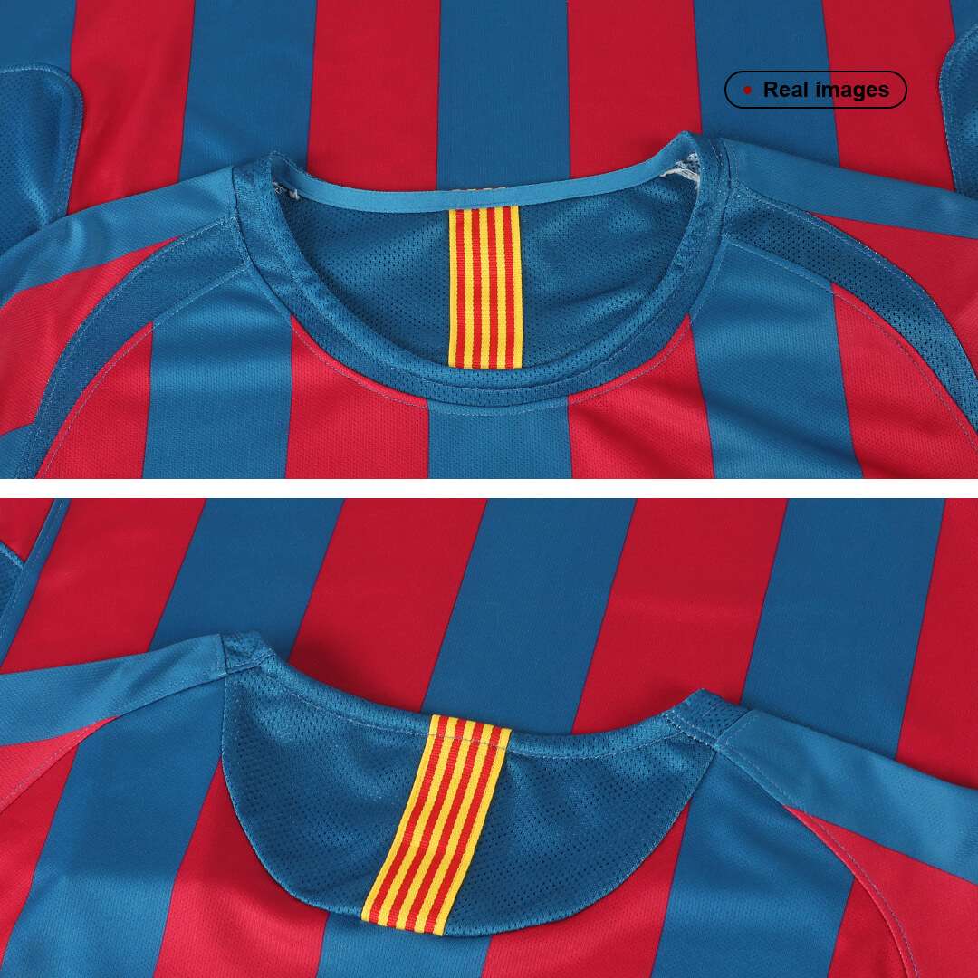 Barcelona Retro Long Sleeve Home Jersey 2005/06