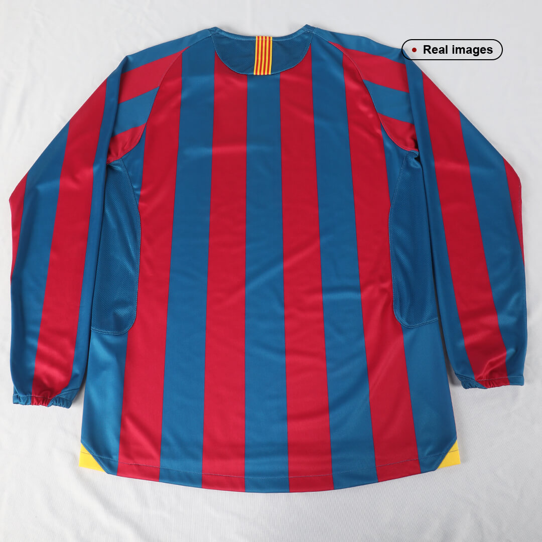 Barcelona Retro Long Sleeve Home Jersey 2005/06