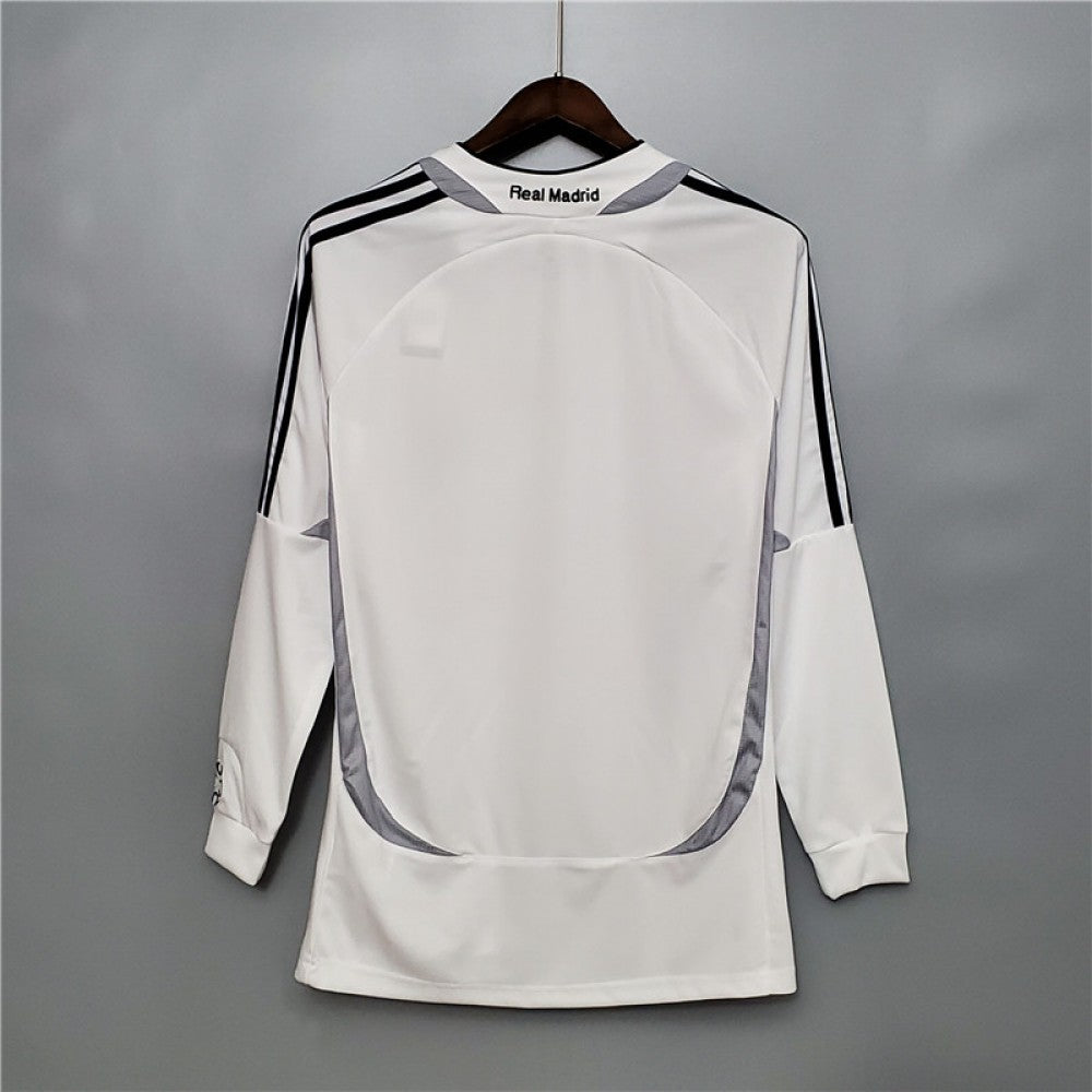 Real Madrid Retro Jersey Long Sleeve Home 2006/07