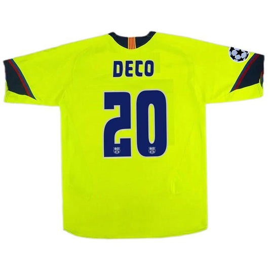 Deco #20 Retro Barcelona Away Jersey 2005/06