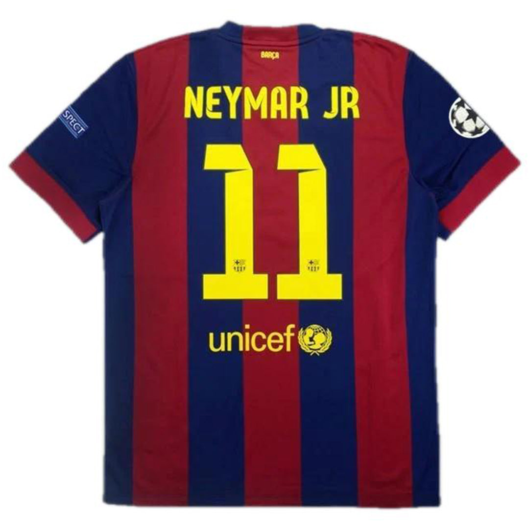 Neymar Jr #11 Barcelona Retro Home Jersey 2014/15