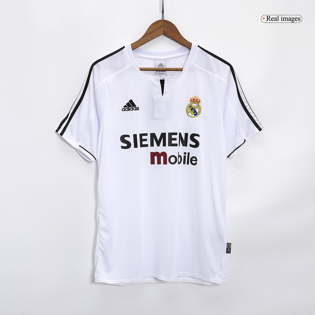 Zidane #5 Retro Real Madrid Home Jersey 2003/04