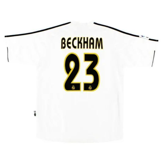 Retro Real Madrid BECKHAM #23 Home Jersey 2003/04