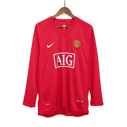 RONALDO #7 Retro Manchester United Home Jersey 2007/08