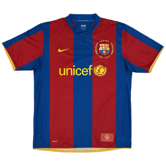 Retro Barcelona Home 50-Years Anniversary Jersey 2007/08