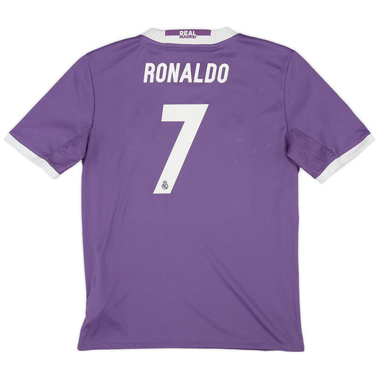 Ronaldo #7 Real Madrid Retro Jersey Away 2016/17