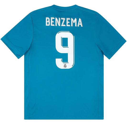 BENZEMA #9 Real Madrid Retro Third Jersey 2017/18