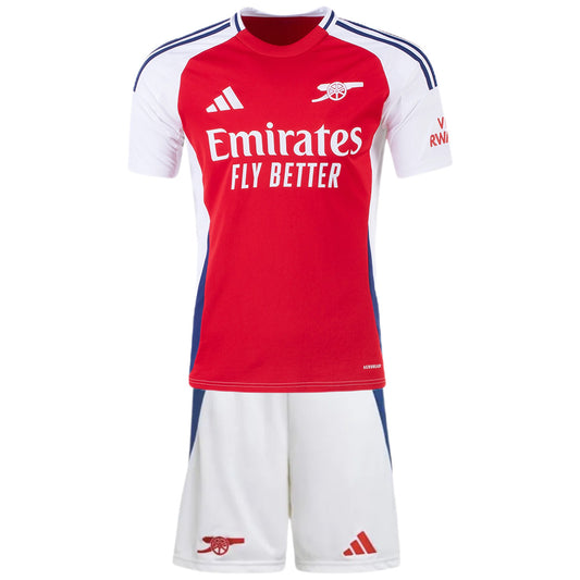 Kids Arsenal Home Kit (Jersey+Shorts) 2024/25