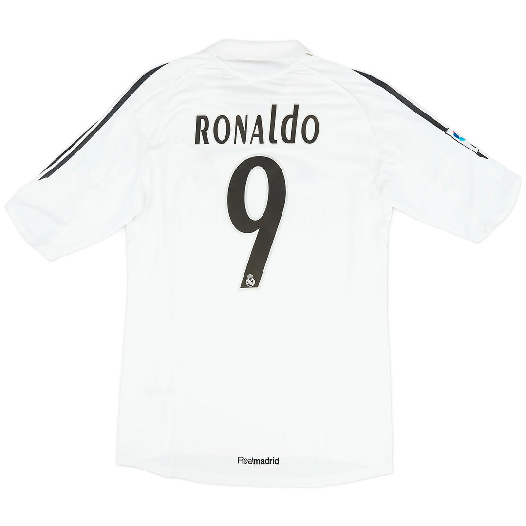 Ronaldo #9 Retro Real Madrid Home Jersey 2005/06