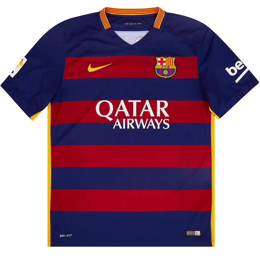 Suárez #9 Barcelona Retro Jersey Home 2015/16